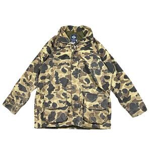 Vintage Columbia Gore Tex Jacket Camo Mens XXL USA Made Duck Camouflage Hunting
